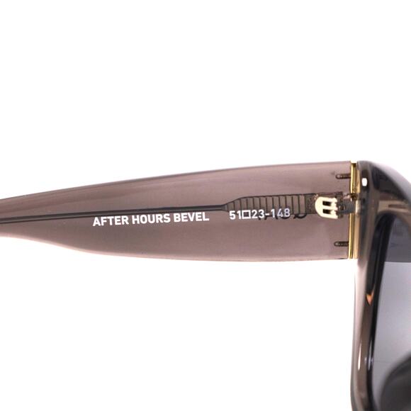Quay Australia AFTER HOURS Bevel Sunglasses - Crystal Black / Smoke RX - NWT - Picture 7 of 10
